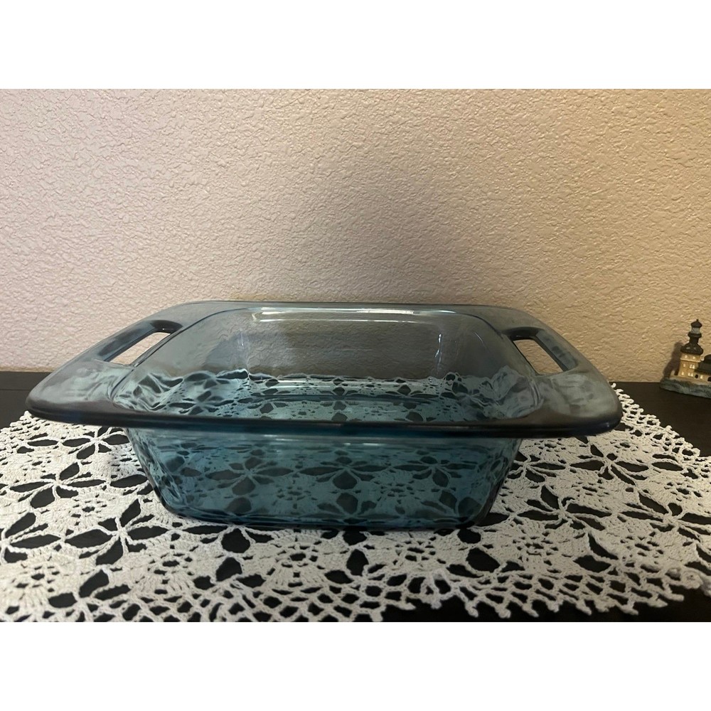 Pyrex Dusty Blue Square Casserole Dish